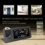 Electronic Projection Clock Weather Station Temperature and Humidity Meter Color Screen Weather Forecast LCD Digital Alarm Clock Weather Forecasting Station