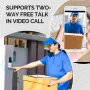 MoesHouse Tuya Smart WiFi Video Doorbell 1080P HD 140° Wide Angle Motion Detection 2-Way Audio IP65 Waterproof 5000mAh Battery Alexa Cloud SD Storage Wireless Chime Visual Door Bell