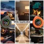 MOES Mini Carbon Monoxide Detector Travel 3-in-1 Portable Temperature/Humidity/CO Meter with Magnetic Suction 120 Hour Standby Chargeable