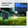 MOES Tuya Smart Home Wifi Timed Irrigation Water Valve IP65 Waterproof with Brass Inlet Solar Powered Irrigator Smart Life APP Control