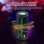 T&G TG288 Portable Speaker bluetooth Speaker 360° Stereo Deep Bass RGB Light IPX6 Waterproof TWS Pairing Hands-free Call Support AUX TF Card Playback 1800mAh Battery Outdoor Riding Speaker