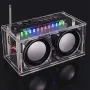 3Pcs DIY bluetooth Speaker Kit with FM Radio 87.5-108MHZ DIY Soldering Project Practice Electronic Kit Solder Assembly Support U Disk TF Card AUX
