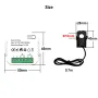 Tuya Wifi/Zigbe Smart Energy Meter 1CH/2CH Solar PV System Power Production Consumption Bidirectional Monitoring Meter Power Monitor