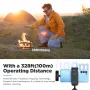 BOYA BOYALINK Wireless Lavalier Lapel Microphone HD Noise Cancelling 100M Wireless Tranmission Mini Mic for iPhone Android PC DSLR Camera Youtube Recording Vlog Phone