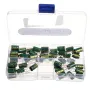 Geekcreit 50PCS 400V 4.7uf High Frequency Low Resistance Power Charger Aluminum Electrolytic Capacitor 8x12mm with Box 400V 4.7μF