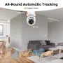 DIDSeth 3MP WiFi IP Camera Indoor 360 Degree Full Color Night Vision Two-Way Audio Motion Alerts Cloud Storage