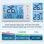Wireless Solar Powered Pool Thermometer IP68 Waterproof RGB Ambient Light Temperature Display Smart Timer Child Lock 2200mAh Battery Smart Home Automation Solar Energy Savings Device