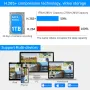 Hiseeu 8WK-4HBC25 Wireless Camera Security System Kit 5MP 5X Digital PTZ 4CH Outdoor CCTV Camera Set 2 way audio IP66 Video Surveillance for Home Safety EU Plug
