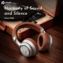 Picun P28X Wireless Headset bluetooth Headphone Dual Drivers 60H Playtime Low Latency Adjustable Headband Support Wired Connection Sports Headphones