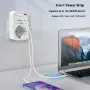 OT50 Tuya Smart WiFi GaN Fast Charger EU Socket 65W PD Charging 2 Type-C+USB-A Ports APP Remote Push Timing Function Voice Control with Alexa Google Assistant