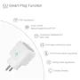 EWELINK Zigbee3.0 Smart EU Plug 16A 20A Energy Monitoring Timer Function App Control Smart Home Automation Voice Control with Alexa Google Assistant AC 100-240V