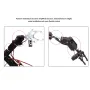 6DOF Robot Mechanical Arm Clamp Claw Kit Industrial Manipulator Metal Gear 180 Degree Rotation Aluminum Frame Educational Robotics Teaching