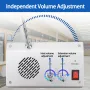 ABBREE AR-812 Window Speaker Intercom Dual-Way Voice Counter Intercom with Loud Outer Microphone Walkie Talkie System for Bank Hospital