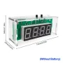 DIY Digital Clock Kit Multifunctional DS1302 USB Nixie Tube Display with Alarm Temperature Memory Brightness