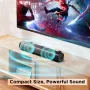 Hiwill D41 320W 4.1CH Soundbar Home Theater bluetooth Surround Sound System 2 Surround Speakers with 5.25 inch Wired Subwoofer 3D Surround Sound 3EQ Mode Dolby Audio Soundbar Home Theater