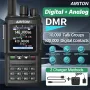 AIRITON DM-168 DMR Digital Analog Dual Mode Walkie Talkie 4000 Channels AES256 Encryption Type-C Rechargeable VHF UHF Dual Band Professional Two Way Radio