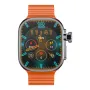LOKMAT XH12C 4G Android Smart Watch with 5MP HD Rotating Camera 2.06inch AMOLED Curved Screen GPS WiFi Heart Rate SpO2 Monitor Sleep Monitoring Multi-sport Modes Music Playback 850mAh Massive Battery NFC Function