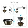 eWelink WiFi Ceiling Fan Lamp Remote Control AC110V 220V Timing Control Switch Adjusted Wind Speed Transmitter with Alexa Google Assistant Yandex Alices
