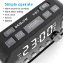 MD-A1 Wireless bluetooth Speaker FM Radio Small Mini Alarm Clock with LED Digital Display Dual USB Charging DAB FM Digital Radio Bedside Clock Speaker