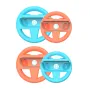 JYS JYS-NS2308 4-Pack Switch2 Mario Karts Racing Steering Wheel 2 Large 2 Small Joy-Con Wheels Multiplayer Gaming Universal 2-in-1 Design Portable Clip-On System Game Accessories