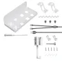 JYS PS5 Wall Mounted Storage Bracket PS5 Slim Game Console Handle Earphone Remote Control Hanging Stand