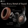 Picun P28X Wireless Headset bluetooth Headphone Dual Drivers 60H Playtime Low Latency Adjustable Headband Support Wired Connection Sports Headphones