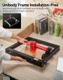 ATOMSTACK A12 Pro Laser Engraver 12W Laser Output Power Laser Engraving Machine with Installation Free / App Control / 455nm Blue Laser for Wood / Metal / Acrylic / Leather