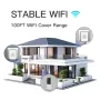 WF015-013D Tuya Smart Video Doorbell 120° Wide Angle Night Vision PIR Motion Alerts Two-Way Audio IP65 Waterproof Wireless WiFi Doorbell Camera Battery Powered Cloud Storage