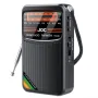 TG-66 Portable Radio AM FM SW Pocket Radio with Rechargeable Battery Good Reception Supports Wired Earphone Mini FM Receiver Radios