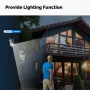 MOES WiFi Tuya IP Camera 8MP HD Dual Lens Smart Security Camera 300 Pan 90 Tilt Color Night Vision Motion Alerts Waterproof Two-Way Audio Wireless Surveillance