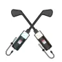 JYS JYS-NS2265 Switch2 Golf Club Grips Dual Handles 180° Rotating Ergonomic Design Lightweight Safety Strap Compatible Joy-Con Realistic Swing Immersive Gaming Accessory
