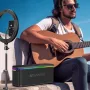 SANSUI G003 200W Speaker bluetooth Speakers with Microphone 98mm*2 58mm*2 Drivers DSP Chip RGB Lighting 18500mAh Battery TWS IPX6 Waterproof Hands-free Call Support TF Card USB AUX Outdoors Portable Speaker
