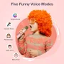 BlitzMax BM-K10 Kids Karaoke Machine Mini Portable bluetooth Speaker with 2 Wireless Microphones RGB Colorful Light Karaoke Toys Gifts Speaker for Home Party Birthday