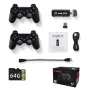 M9 4K Game Stick with Dual 2.4G Wireless Gamepad 64G Built-in 35500+ 3D Games 40+ Simulators Mini Retro Handheld Game Players