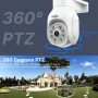 Hiseeu 8WK-4HD403 3MP Wireless WiFi CCTV Video Surveillance Camera System Outdoor Audio Street Security Protection IP Kit Hiseeu Motion Alarm