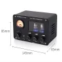 PJ.MIAOLAI SA-1000 6H3N Tube Preamplifier HiFi 4 Input 2 Output VU Meter Headphone Amplifier Audiophile Sound Quality Aluminum Body Home Theater Audio Amp