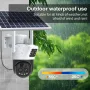Guudgo 10x Optical Zoom Solar Security Camera Outdoor Dual-lens Wireless PTZ Full Color Night Vision Two-Way Talk Human Detection Waterproof Surveillance Camera