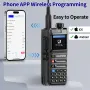 BAOFENG AR26 Walkie Talkie GPS Real-Time Positioning Voice Recording 10W Output 1000 Channels NOAA Weather Reception EU Plug