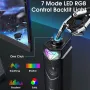 ONIKUMA L1 Detachable Computer Speaker Wired bluetooth Soundbar HiFi Stereo RGB Light Knob-type Desktop Speaker