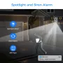 Hiseeu WTDS803 6MP Pixels Solar Powered Dual Lens Wireless WIFI IP Camera with Color Night Vision PIR Motion Alerts Eseecloud App Remote Control IP65 Waterproof