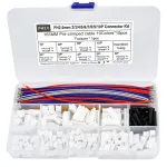 PH20 Connector Kit 2P-10P Straight Pin Header 2mm Pitch Pre-Crimped Cable 165mm Multicolor Housing Heat Shrink Tubing Electronics Accessories