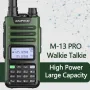 Baofeng M-13 Pro VHF UHF Air Band Walkie Talkie Wireless Copy Frequency Long Range High Power Two Way Radio IPX4 Waterproof