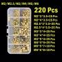 Brass Heat Set Insert Nut M2 M2.5 M3 M4 M5 M6 Nutinsert Thread Knurled Embedment Screw Nuts 3D Printing Assortment Kit