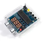 HC-SR04 Ultrasonic Sensor Module Distance Measuring Instrument High Precision Real Time Display Buzzer Alarm Function 4 Meter Range DIY Electronic Soldering Kit