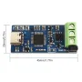 USB To CAN Converter Module 5V Bus Protocol Analysis for Industrial Use V2.0 Type-C Connector PCB