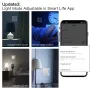 Tuya WiFi Smart 16A EU Socket Glass Panel Outlet Power Monitor Touch Plug Relay Status Light Mode Adjustable Smart Life App Voice Control with Alexa Google Assistant