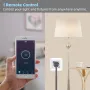 Tuya WiFi Smart EU Wall Socket with PD 20W Type-C & A Dual USB Fast Charger Outlet APP Remote Control Voice Control with Alexa Google Home