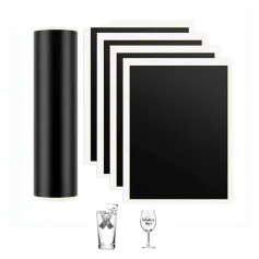 Black Laser Engraving Marking Paper 36x24cm High Visibility Easy Application for Metal Glass Ceramics Stone Crafting Customization