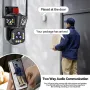 WQJ839P-PW-4 10K UHD Three Screen Wifi Surveillance Camera 20X Optical Zoom Outdoor PTZ Color Night Vision Human Detection Two-way Audio IP66 Waterproof IP CCTV Security Camera