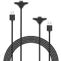 IPEGA PG-SW2119A Switch2 Left and Right Handle Charging Cable 2-in-1 Magnetic Charging 3M Long Braided Cable